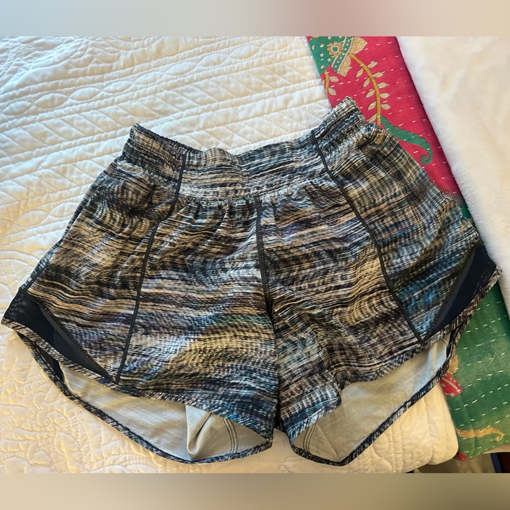 Multicolor Lululemon Hotty Hot Shorts